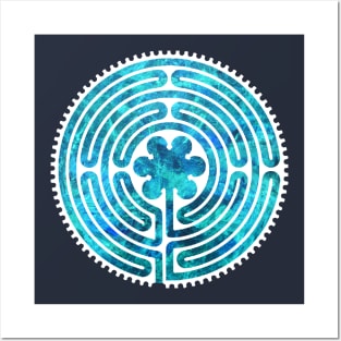 Chartres Labyrinth Posters and Art